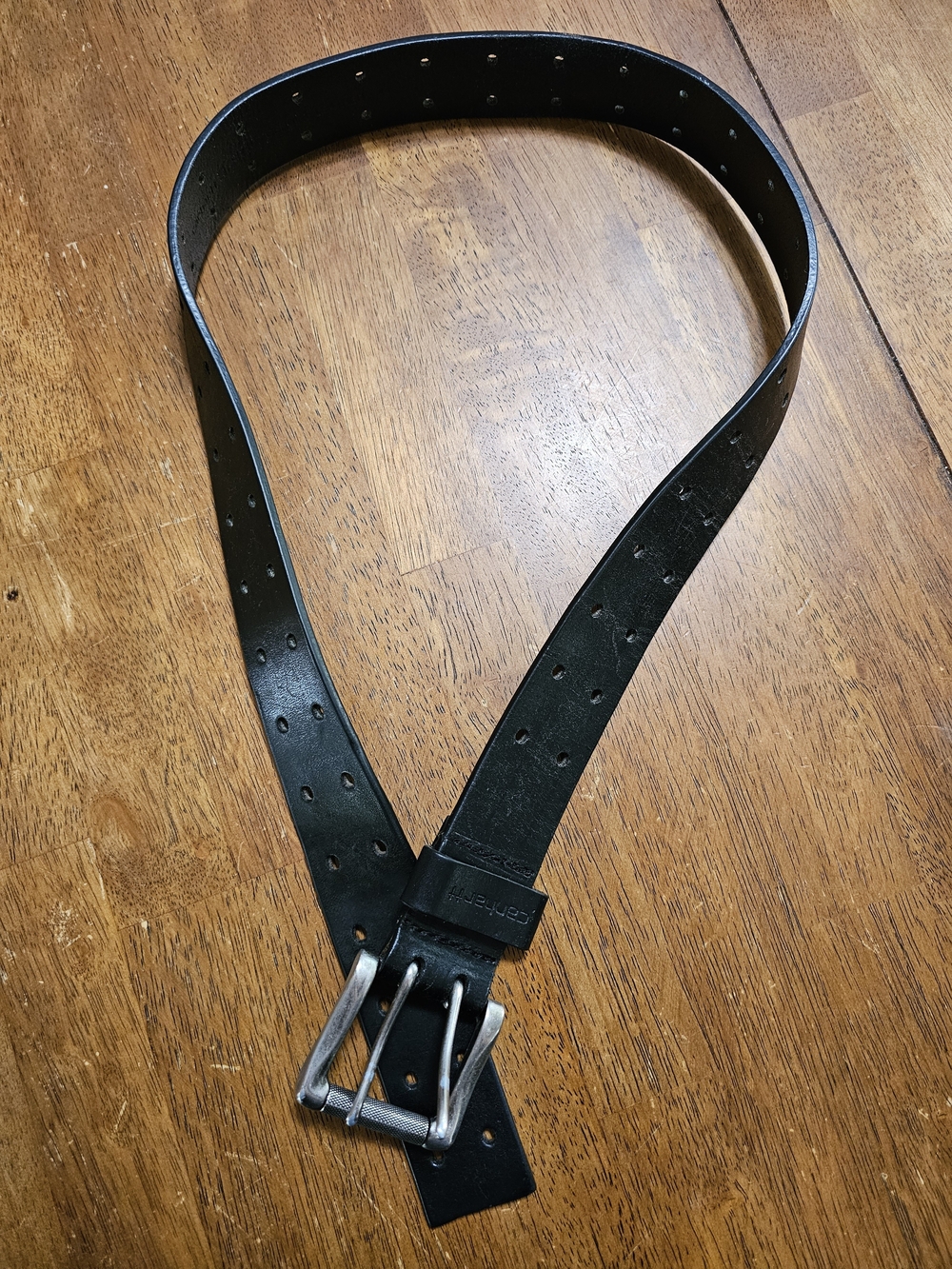 Carhartt Black Leather Belt Super Adjustable